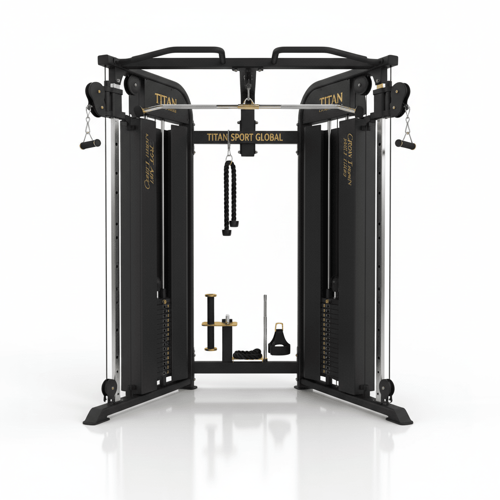 TITAN All-In-One Cable Crossover Home Gym Machine — Crown Edition