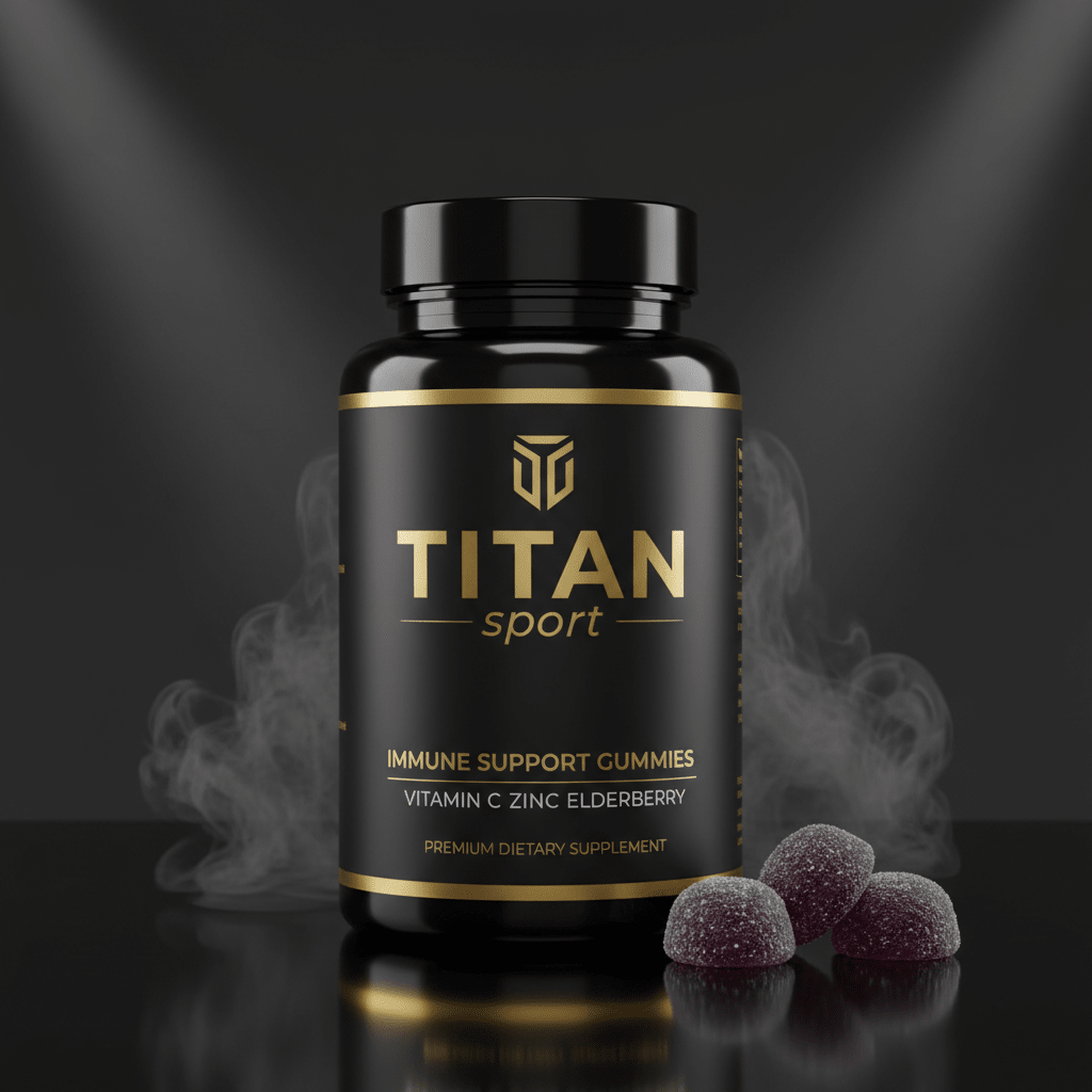 TITAN Immune Support Gummies - Vitamin C, Zinc & Elderberry