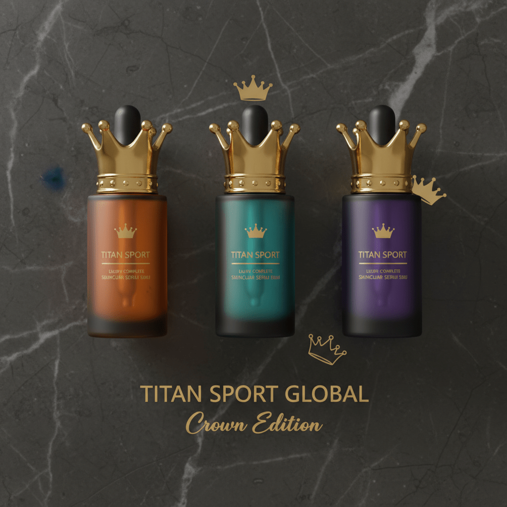 TITAN Crown Edition Luxury Complete Skincare Serum Trio