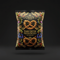 TITAN Protein Pretzel Peanut Butter — Crown Edition bold tattoo-style artwork