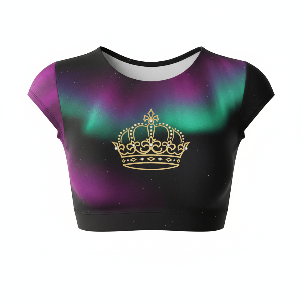 TITAN Aurora Crown Women’s Crop Top — Crown SWAG Edition