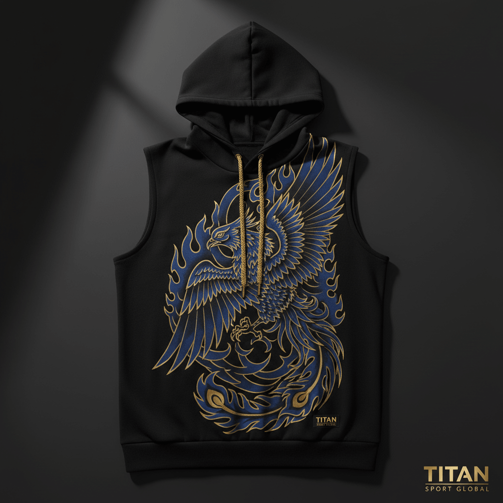 TITAN Sleeveless Hoodie Crown Edition