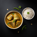TITAN Bangladeshi Hilsa Fish Curry Seafood Lunch Bowl