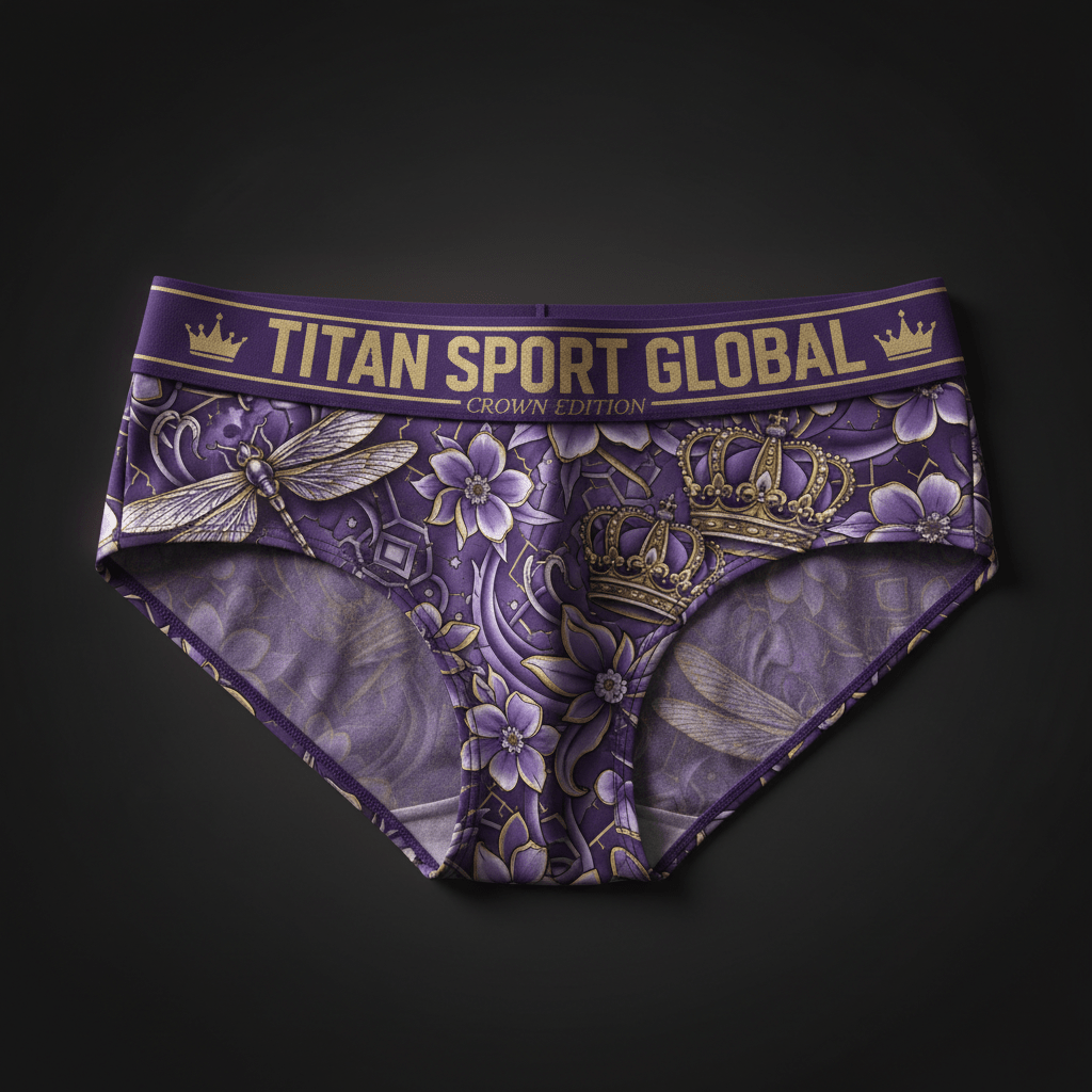 TITAN Crown Edition Women's Dragonfly Dream Sport Hipster — Lavender & Gold