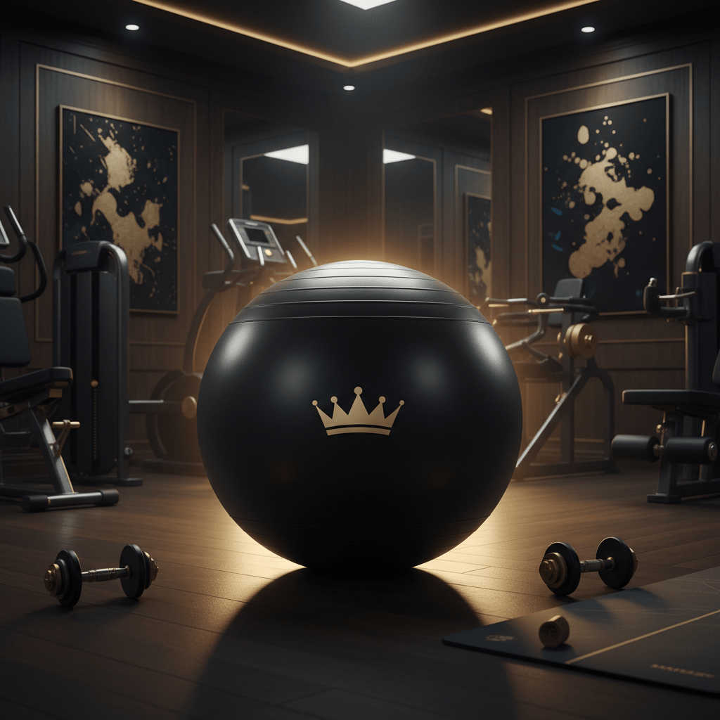 TITAN Pro Stability Ball Crown SWAG Edition matte black gold