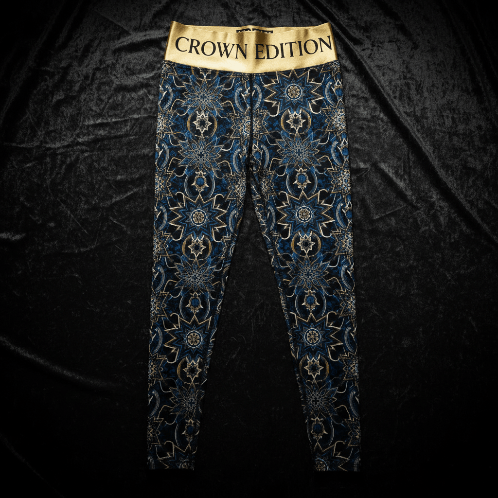 TITAN Crown Edition Tattoo Art Geometric Star Leggings Women's Athletic Bottoms