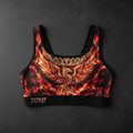 TITAN Women's Phoenix Crown Sports Bra flat lay