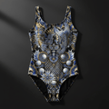TITAN Women's One-Piece Swimsuit Mermaid Queen Crown Edition