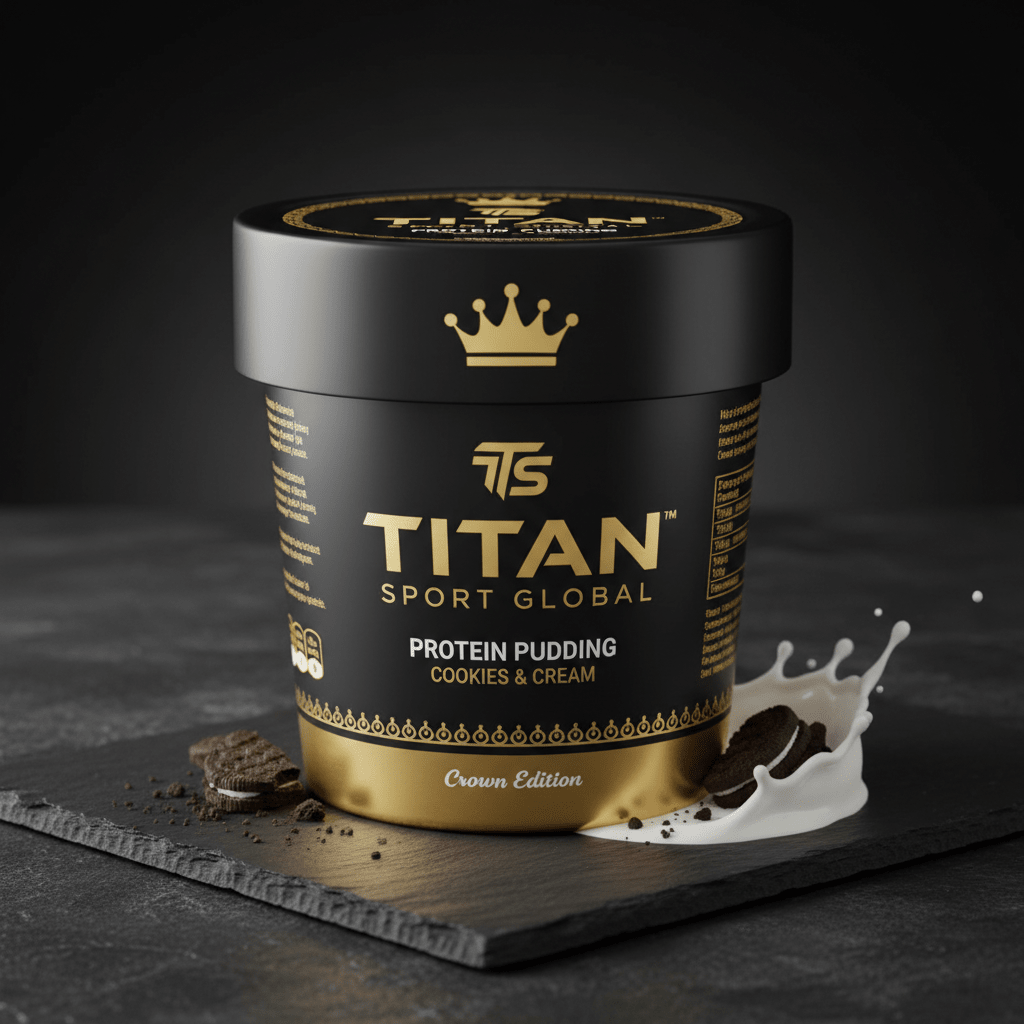 Crown Cookies & Cream Protein Pudding Cup — TITAN SPORT GLOBAL