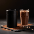 TITAN Protein Oat Milk Powder – Chocolate, premium product photography