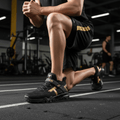 TITAN Cross-Training Shoes - Black & Gold Versatile Athletic Sneakers