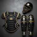 TITAN Crown Edition Catcher's Gear Set Matte Black Gold