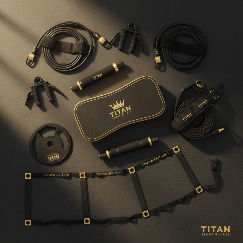 TITAN All-In-One Baseball & Softball Player's Home Gym Kit Crown Edition