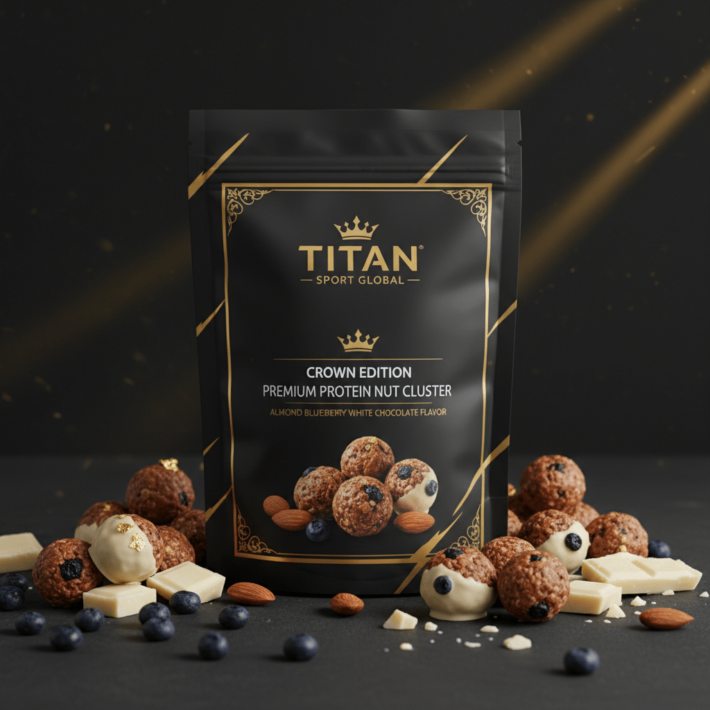Crown High-Protein White Chocolate Blueberry Almond Clusters