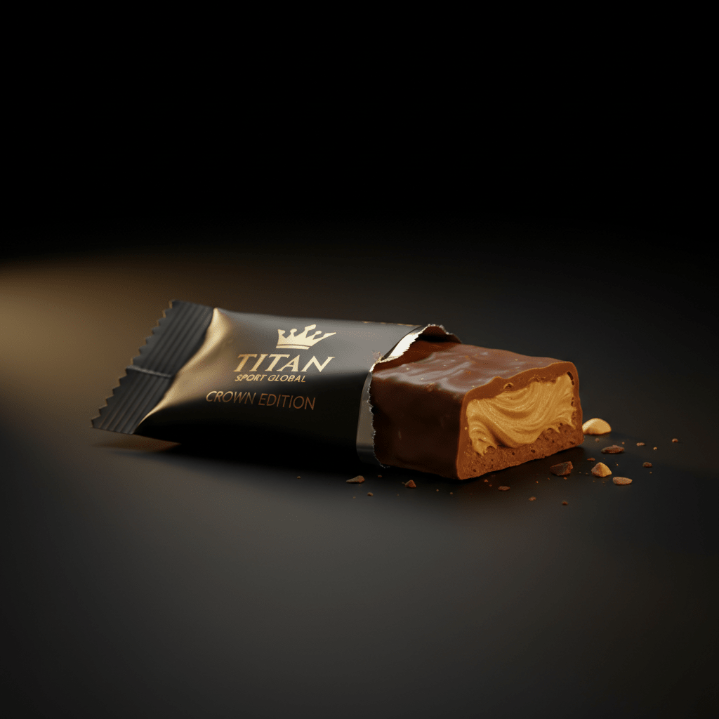 TITAN Crown Milk Chocolate Peanut Butter Protein Bar - Crown Edition