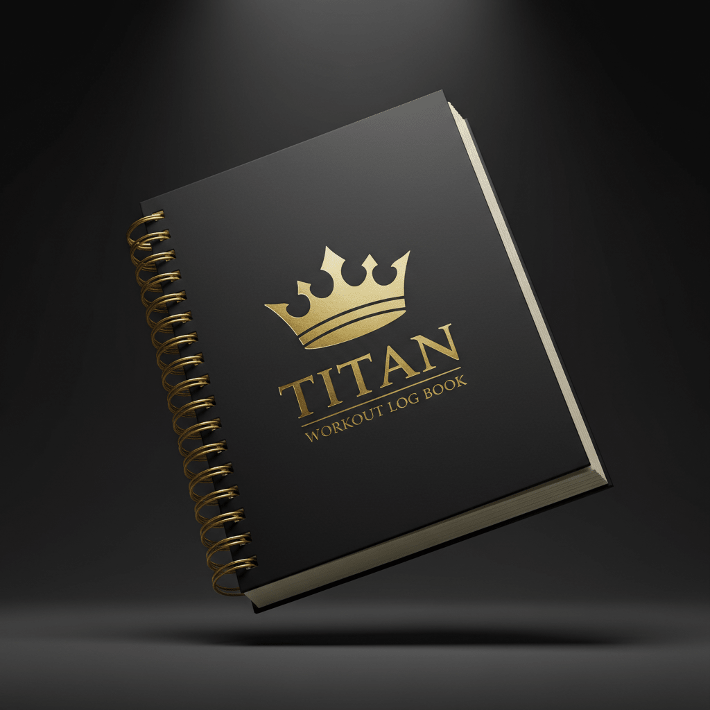 TITAN Workout Log Book - Crown Edition