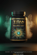 TITAN Daily Multivitamin — Sunburst Elemental 25+ Vitamins Design