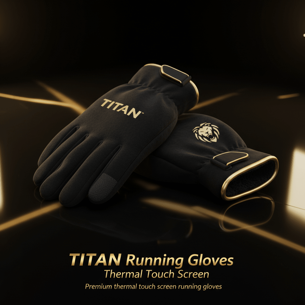 TITAN Running Gloves Thermal Touch Screen