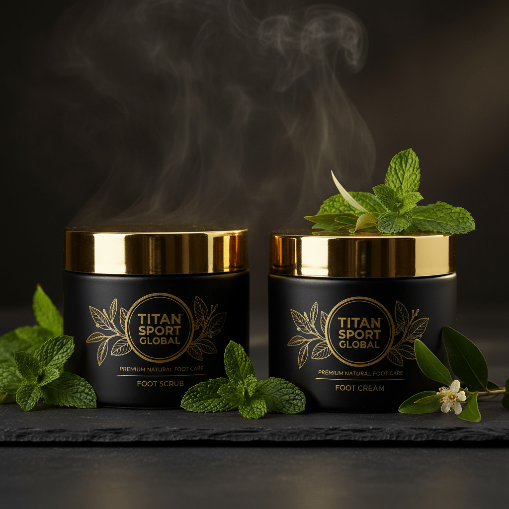 TITAN Natural Peppermint Foot Care Set