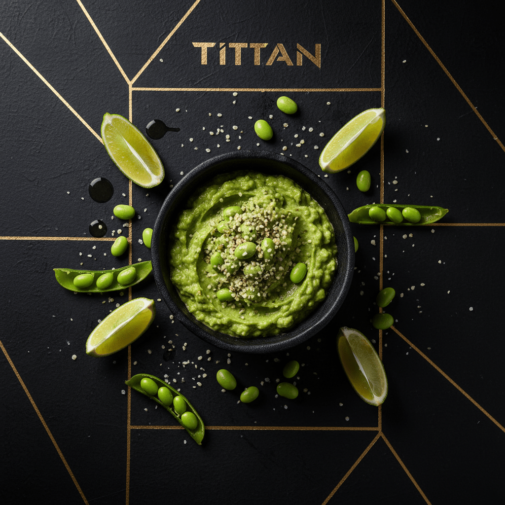 TITAN Edamame Guacamole Protein Snack