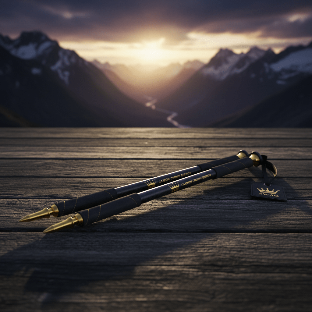 TITAN Off-Grid Hiking Poles Carbon Crown SWAG Edition