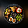 TITAN Crown Edition Global Vegetarian Protein Lunch Plate