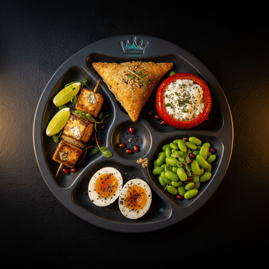 TITAN Crown Edition Global Vegetarian Protein Lunch Plate