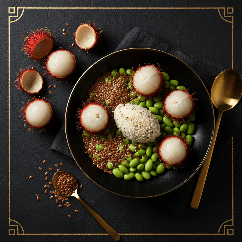 TITAN Rambutan Flax Exotic Bowl