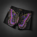 TITAN Women's Cozy Boxer Shorts Golden Butterfly Crown Edition