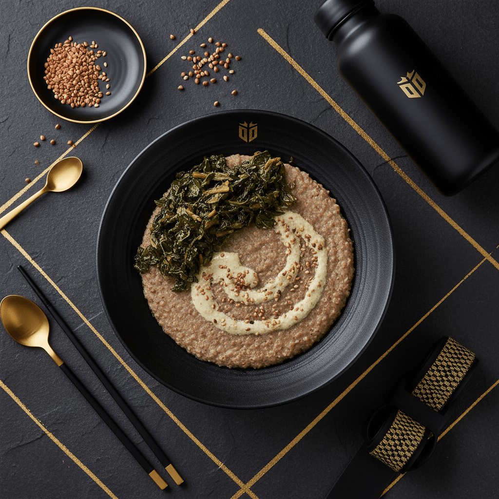 TITAN Nepalese Vegan Dhido Buckwheat Porridge Breakfast Bowl