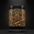 TITAN Whey Protein Isolate Peanut Butter — Crown Edition bold tattoo-style artwork