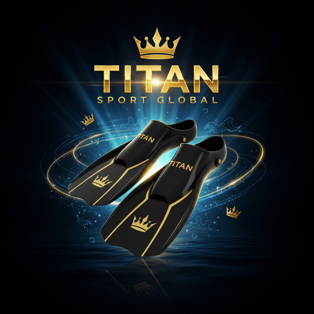 TITAN SPORT GLOBAL kids swim training fins crown edition