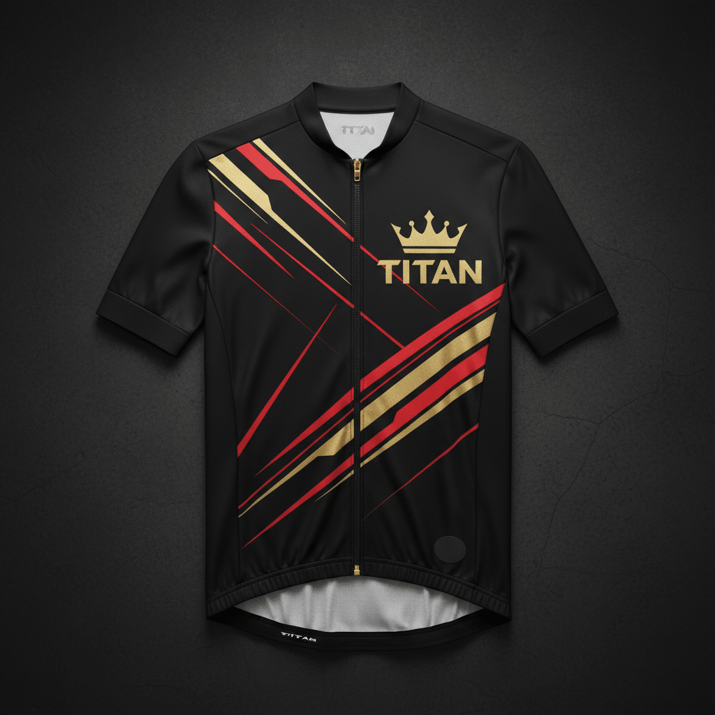 TITAN Cycling Jersey — Men's Short Sleeve Road Bike Jersey
