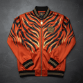 TITAN Men's Tiger Flame Crown Track Jacket — Apex King SWAG Edition