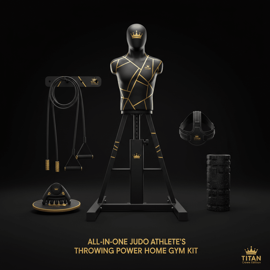 TITAN All-In-One Judo Athlete's Throwing Power Home Gym Kit — Crown Edition