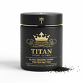 Crown Edition Black Sesame Tahini Protein Butter — matte black Crown Edition jar