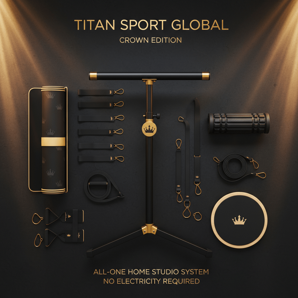 TITAN All-In-One Dance & Barre Home Studio System Crown Edition