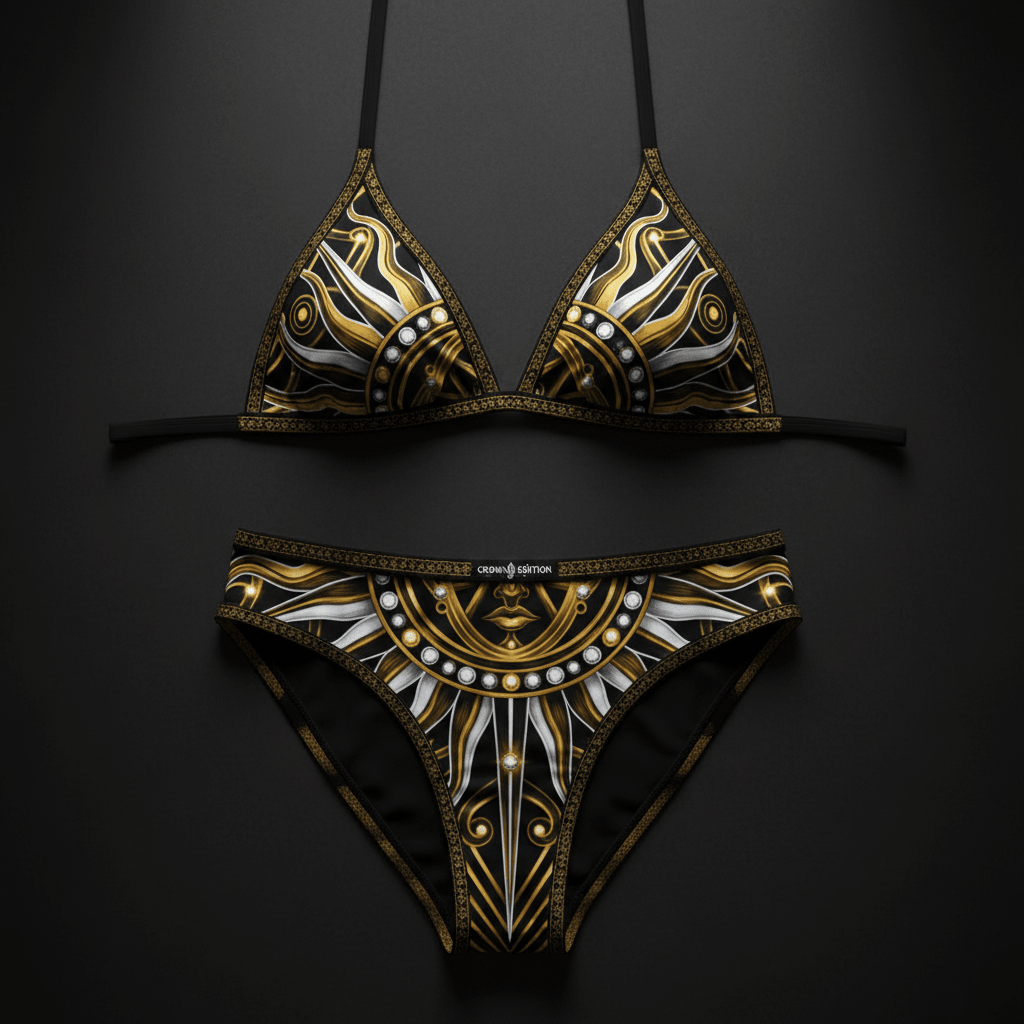 TITAN Women's Bikini Set Sun Goddess Crown Edition