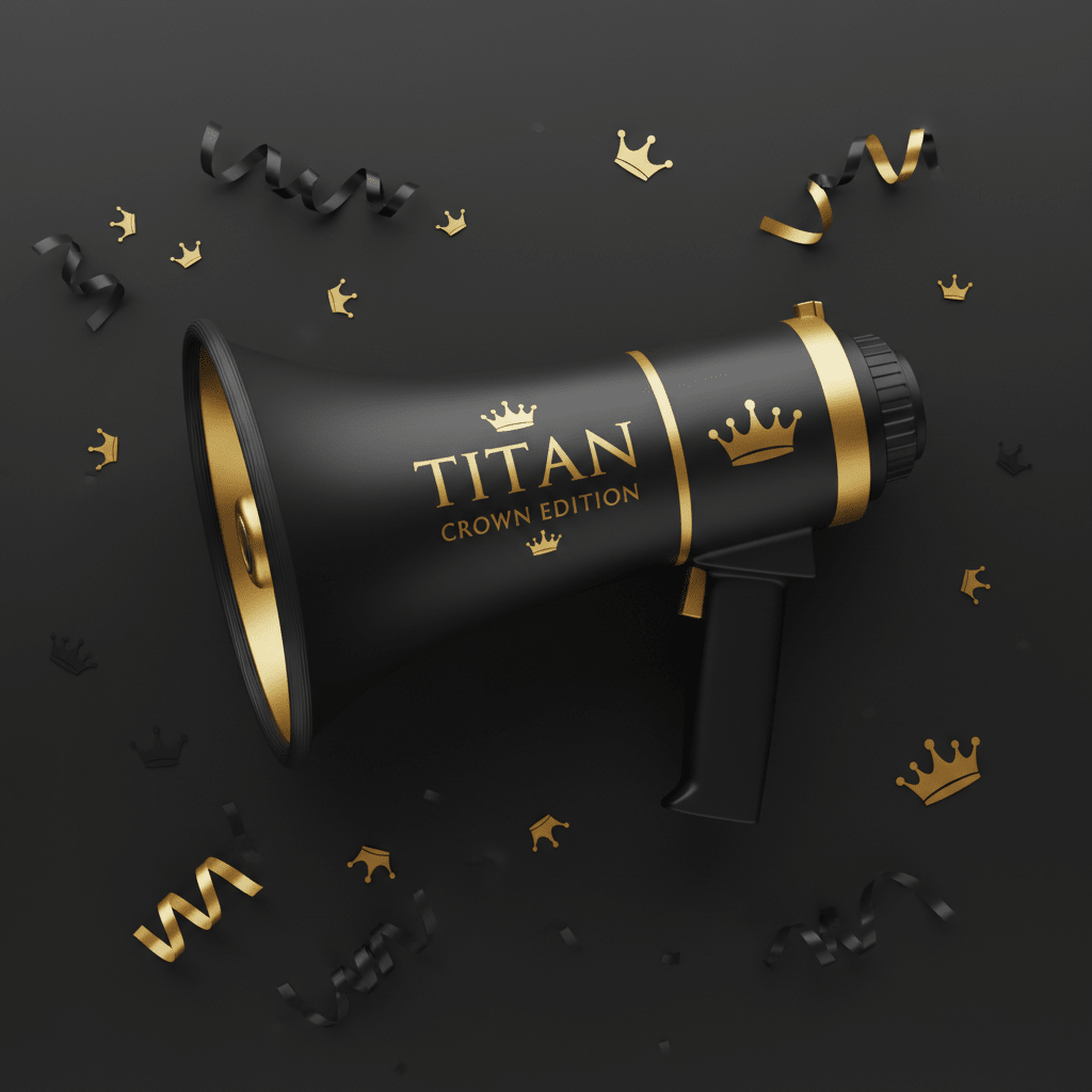 TITAN Crown Edition Cheerleading Megaphone