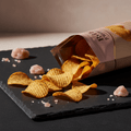 TITAN Protein Lentil Chips – Himalayan Pink Salt, premium product photography