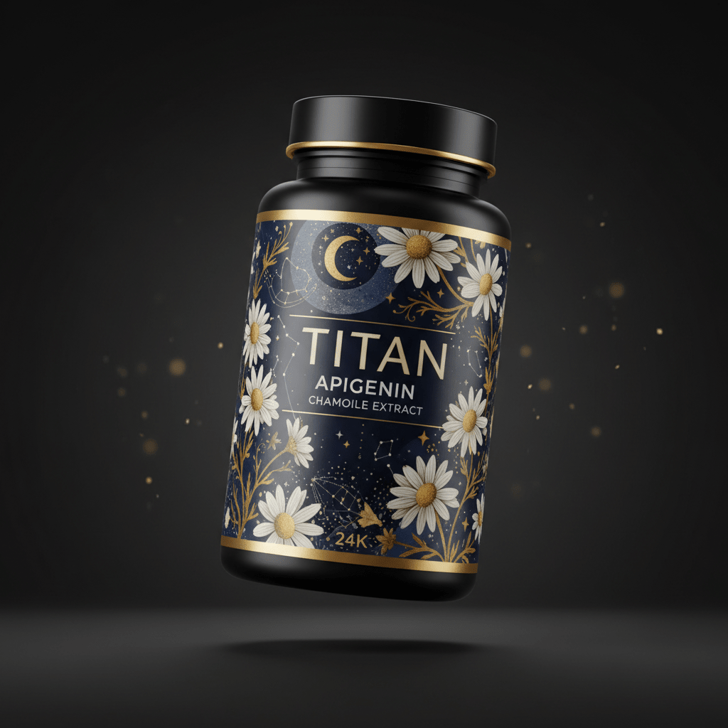 TITAN Apigenin Chamomile Extract - 98% Pure Sleep & Hormone Optimizer