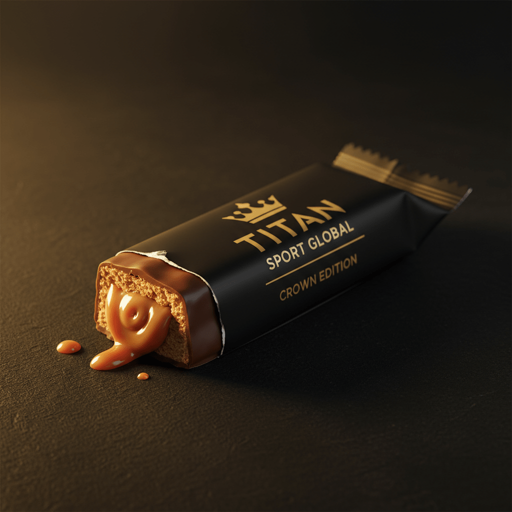 TITAN Crown Milk Chocolate Dulce de Leche Protein Bar - Crown Edition