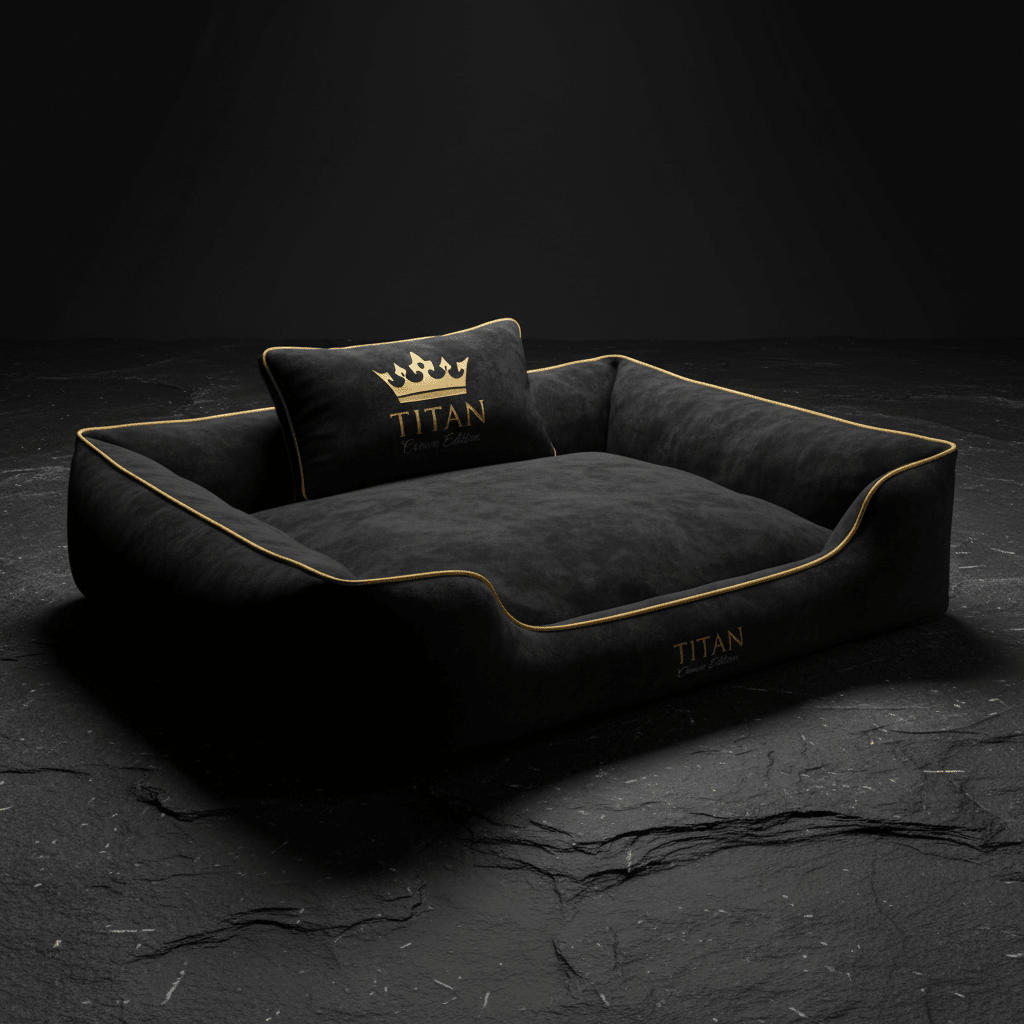 TITAN Gentle Giant RestRoyal Orthopedic Memory Foam Bed — Crown Edition