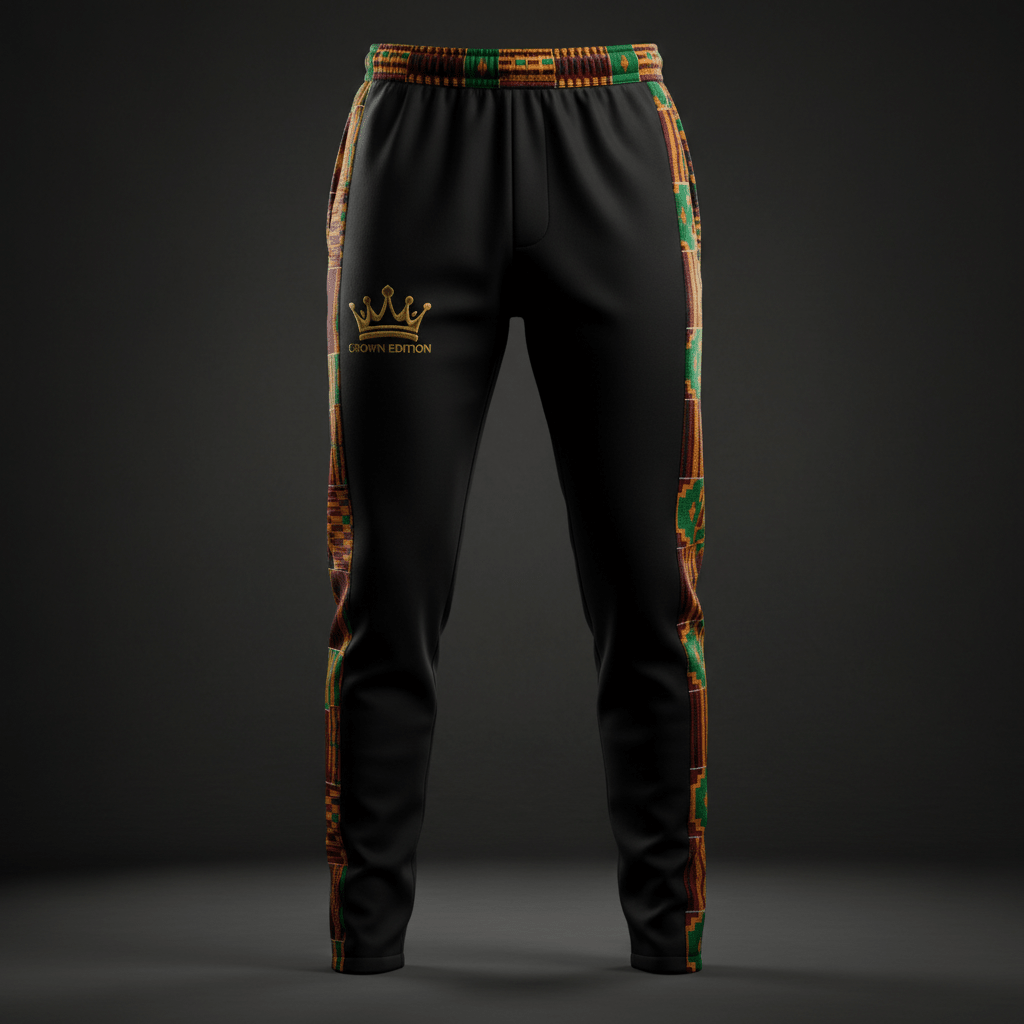 TITAN West African Kente Pants — Royal Edition