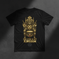 TITAN King of the Gym Graphic Tee Crown Throne black royal gold warrior streetwear