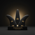 TITAN Pro Carbon Surf Fins Thruster Set