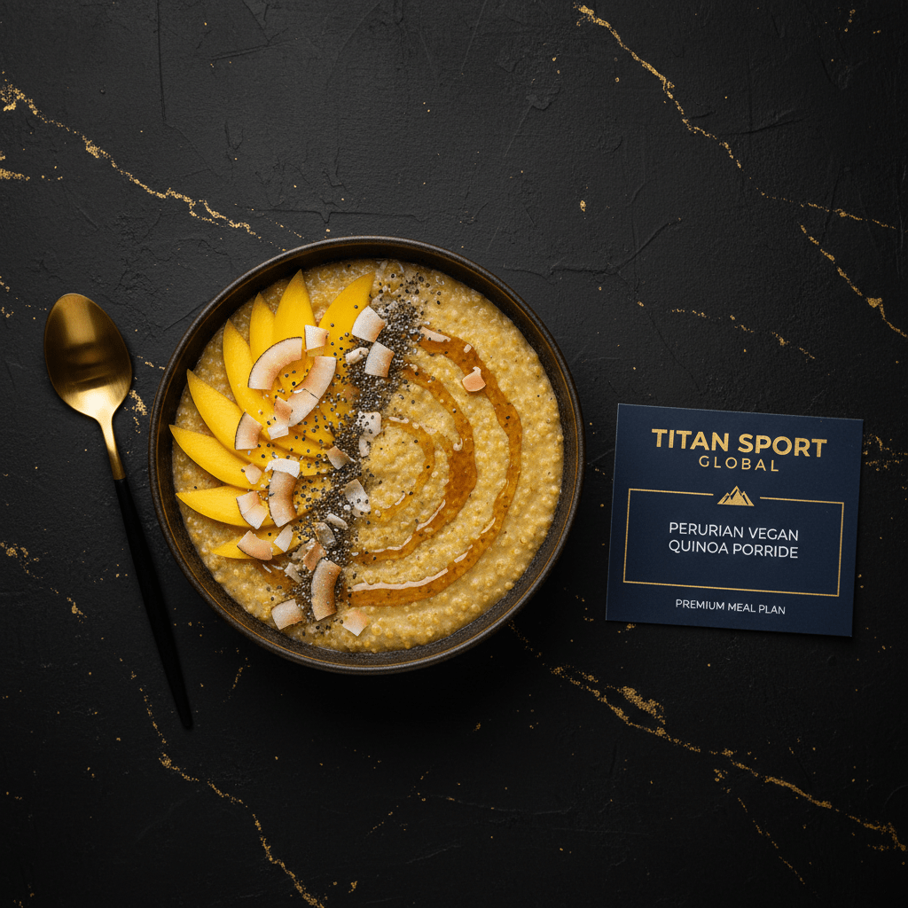 TITAN Peruvian Vegan Quinoa Porridge Breakfast - High-Protein Meal Plan
