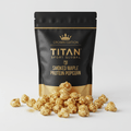 Crown Edition Smoked Maple Protein Popcorn — matte black Crown Edition pouch