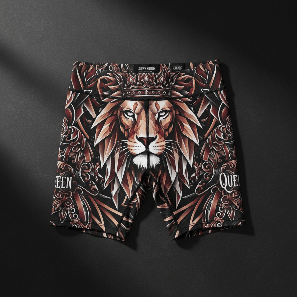 TITAN Women's Compression Shorts Lioness Queen Crown Edition