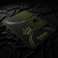TITAN Golf Chipping Mat Crown Edition